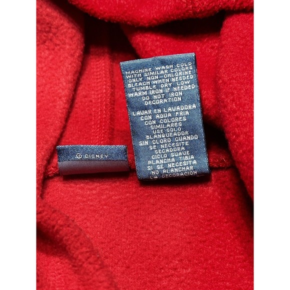 Disney Mickey Mouse Hooded Pullover Unisex Fleece Large - Minor Wear - Picture 14 of 15